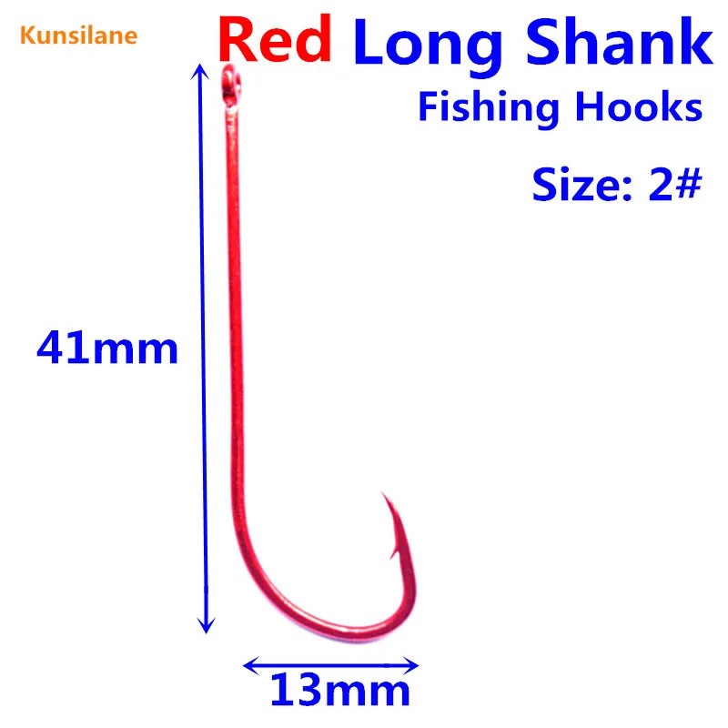 

100pcs 2# High Carbon Steel Long Shank Baitholder Fishing Hooks 92611 Chemically Sharpened with Free Shipping offset fishhooks