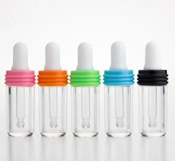 

2017 New 1000pcs 3ML plastic acrylic dropper bottle Essence bottle with sample bottle