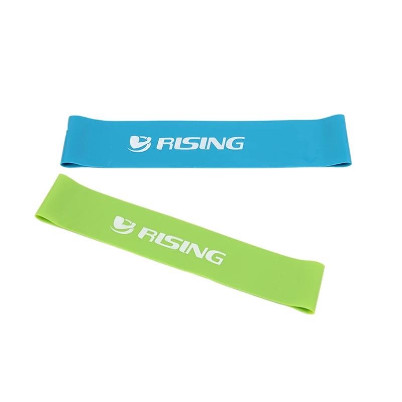 

blue and green combination latex resistance bands workout exercise pilates yoga bands loop wrist ankle elastic belt energy ring