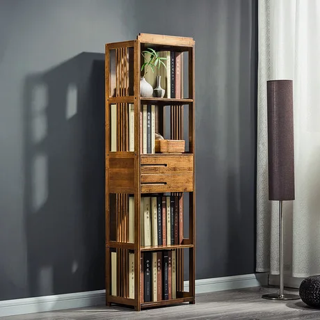 

Bookcase Living Room Furniture Home Furniture wood bookshelf storage rack 42*28*79/109/149cm cabinet display book stand modern
