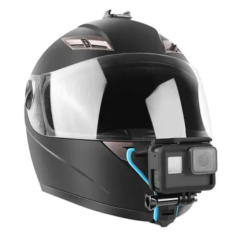 

Accessories For GoPro Hero 7 6 5 Motorcycle Helmet Front Fixed Mount Bracket Adapter For DJI Osmo Action Yi 4K Insta360 SJCAM