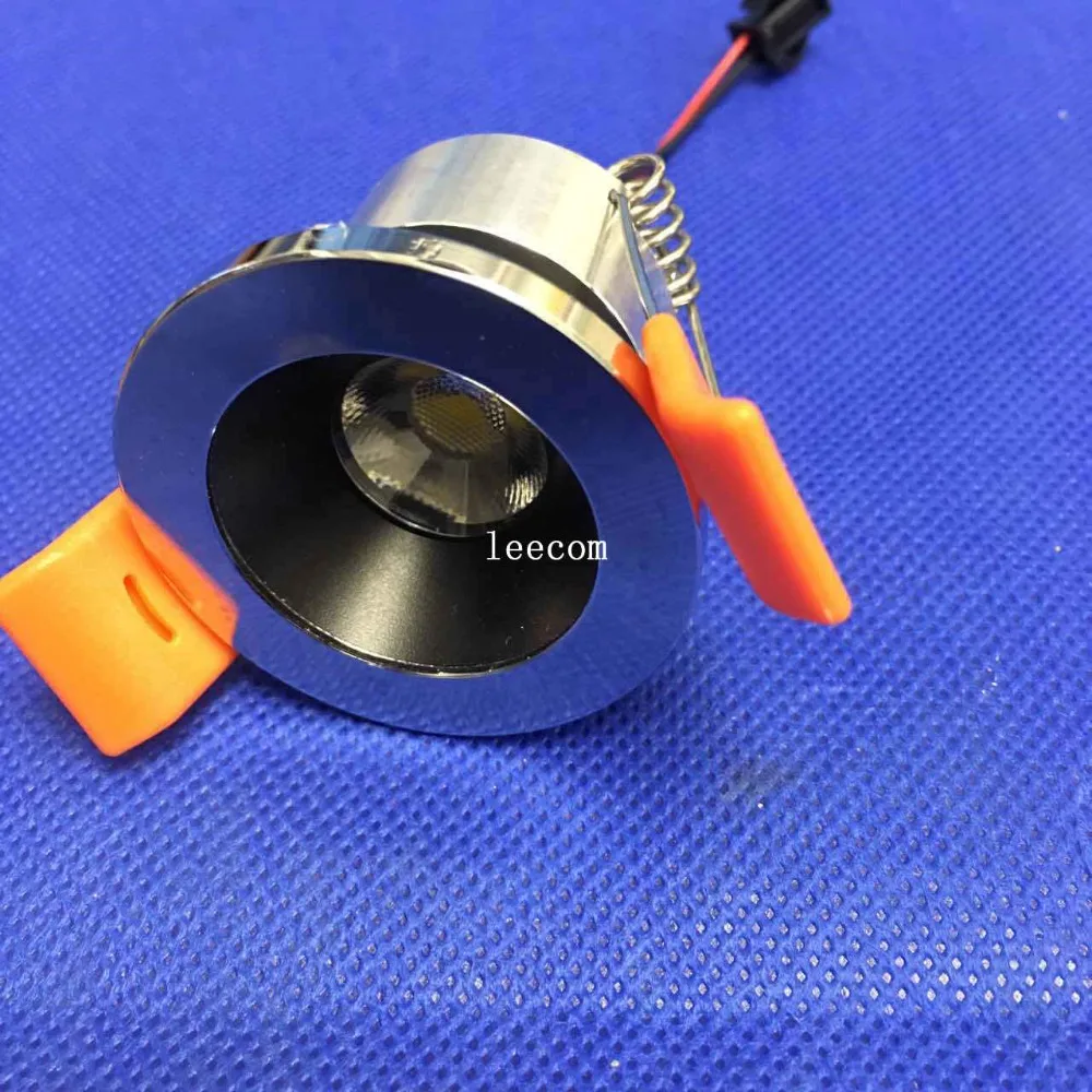 

2018 new spot silver 3W Rushed 4pcs Adjustable Led Down Light Energy Saving Spot Home Ceiling Downlight Mini Recessed Lamp