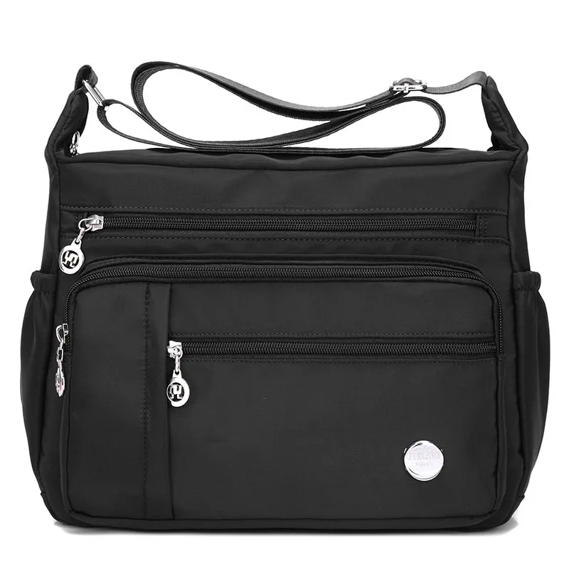 Новая мода, женская нейлоновая сумка, брендовая, розовая, оригинальная сумка, Sac A основной Femme De Marque, сумки через плечо, водонепроницаемая сумка - Цвет: black