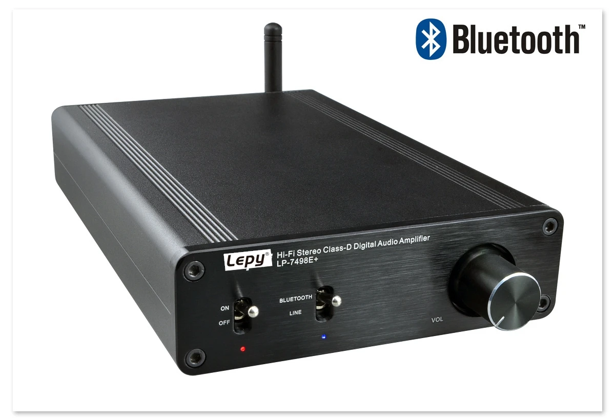 7498E Digital HIFI 100W Bluetooth Power amplifier HI FI pure machinein