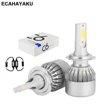 

All-in-One Car Led Headlights kit H1 H3 H7 H11 H4 H13 9005 HB3 9006 9007 880 6000K LED Bulbs with CANBus Decoder Fog Lamp bulbs