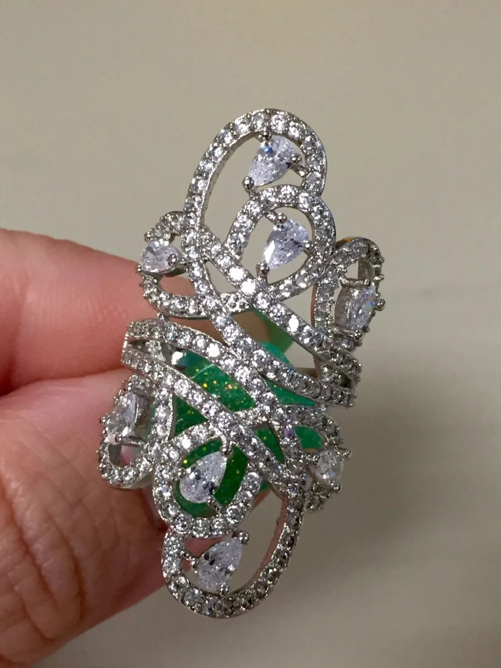 Buy Fashion Jewelry Luxury Big Jewelry Women wedding