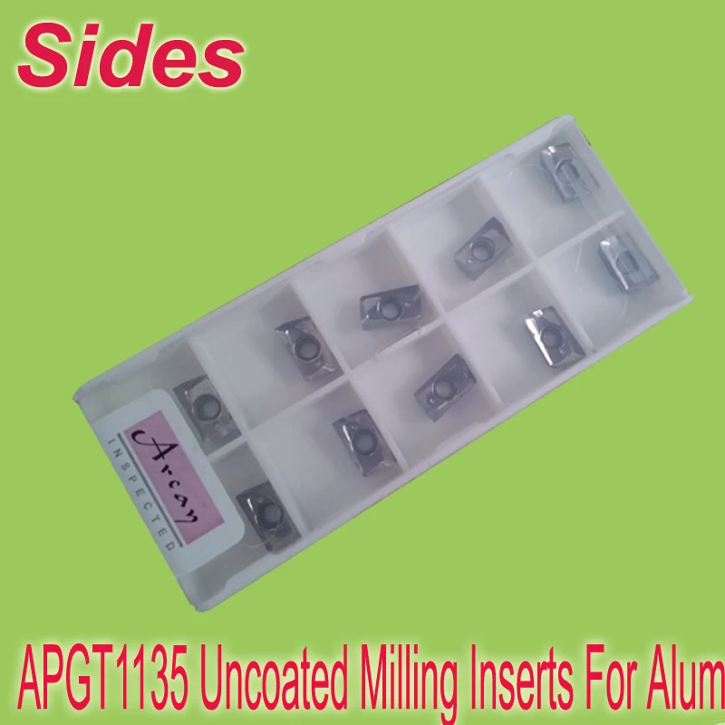 

Free Shipping APGT1135PDER Changeable No Coating Carbide Milling Inserts for Face Mill BAP 300R + RAP75