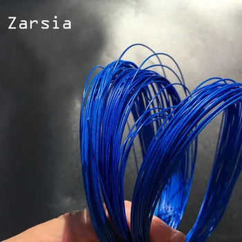 

(40pcs/lot) 30lbs Badminton Strings 0.68mm gauge 10m badminton Racket strings Free shipping blue