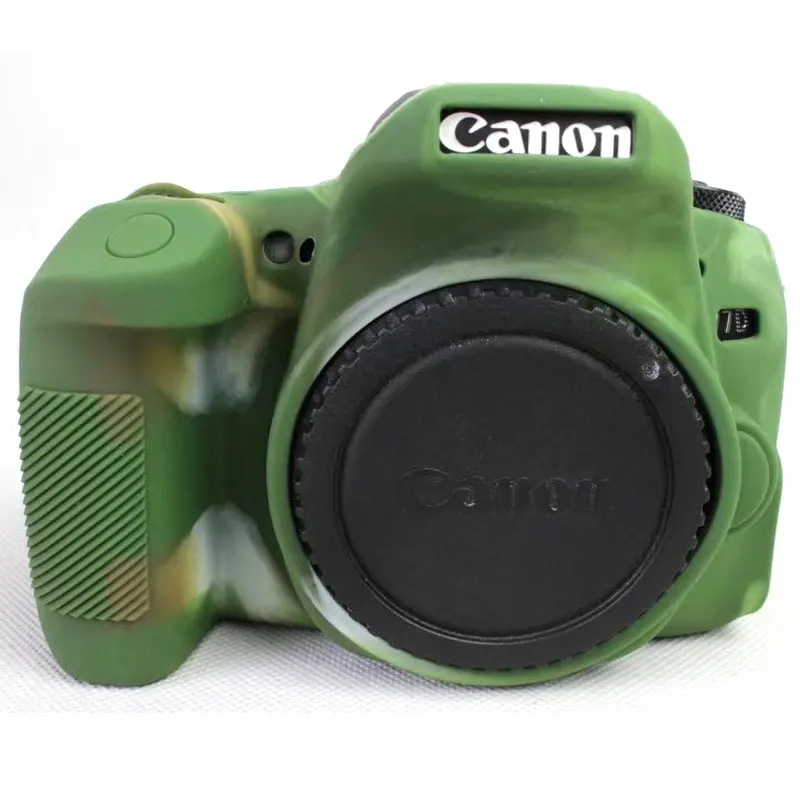 high quality colorful silicone camera cover for canon eos 77d soft