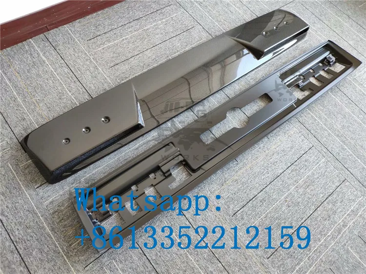 2019 year G class W464 B style carbon fiber roof spoiler for w464 G63 G65 G500 G400 G350 carbon front wing with LED running lights (13)