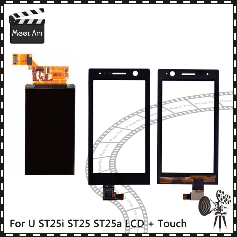 

New High Quality 3.5'' For Sony Xperia U ST25i ST25 ST25a Lcd Display With Touch Screen Digitizer Sensor