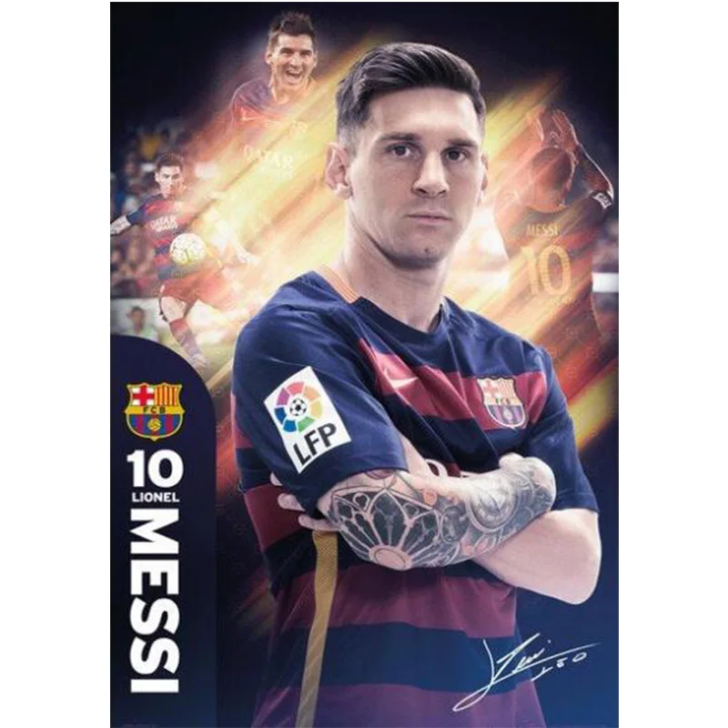 

5D DIY Diamond Painting barcelona messi collage Cross Stitch messi 3D Diamond Embroidery Rhinestone home Decor Needlework B514