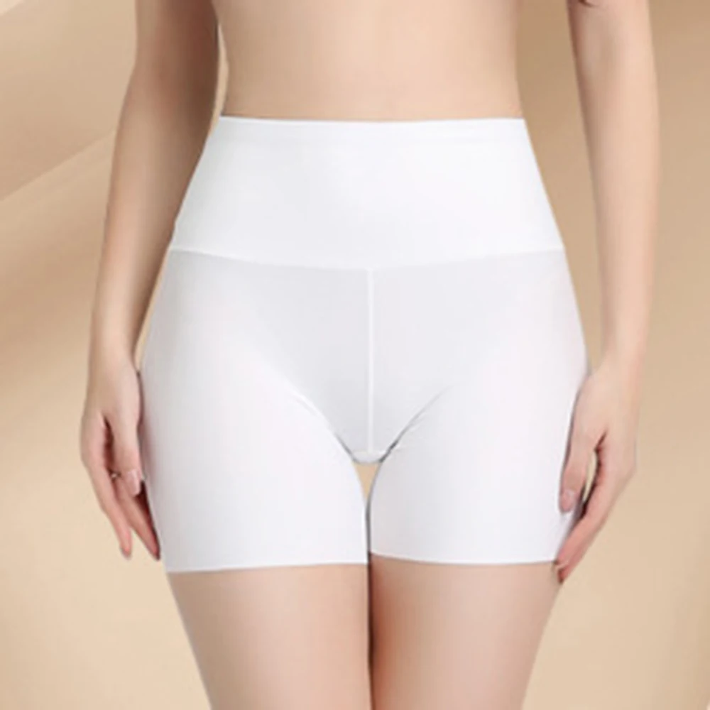 

Women Sexy Elastic Seamless High Waist Abdomen nylon Slim Foot Shorts Soft New