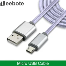 Leebote Nylon Braided USB Cable Charging and Sync Usb data Cable for Apple iPhone 7 7 Plus 6 6S SE 5S 5S for Samsung HTC Xiaomi