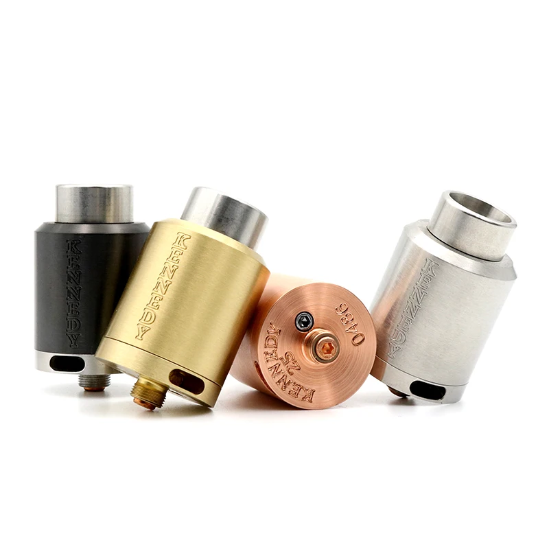 Rebuildable атомайзер Volcanee Kennedy 25 RDA металлический капельный наконечник с широким