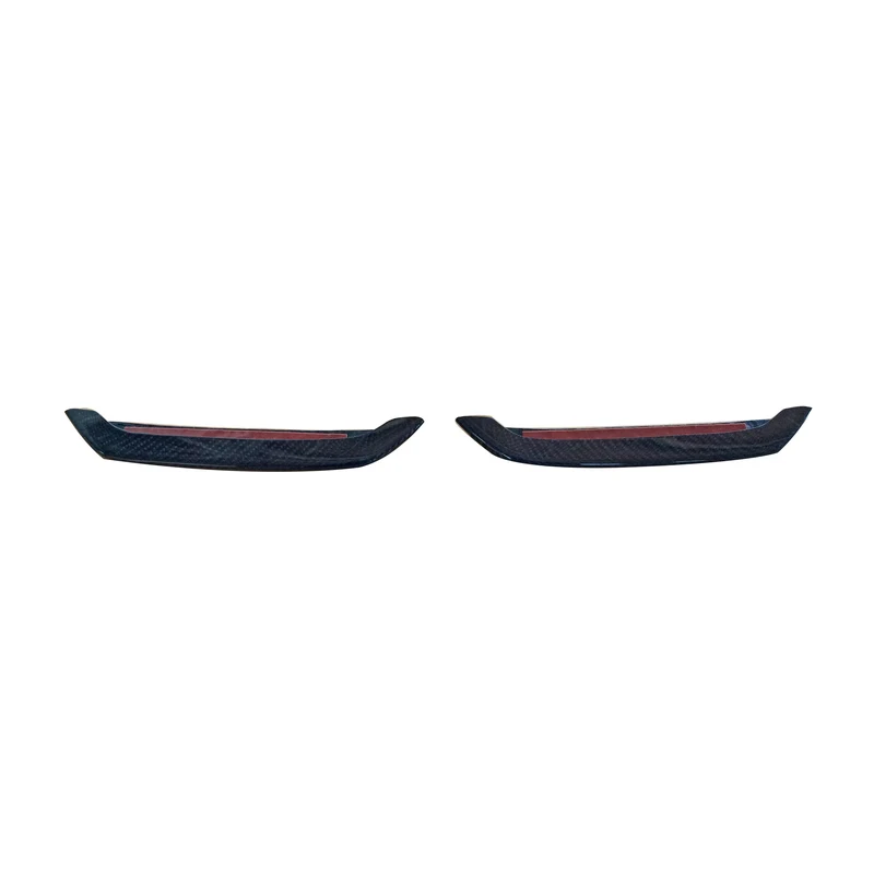 

Car-styling AP Style Carbon Fiber Front Bumper Duct Insert Glossy Finish Splitter Kit Fibre Tuning Trim Fit For BMW F22 2-Series