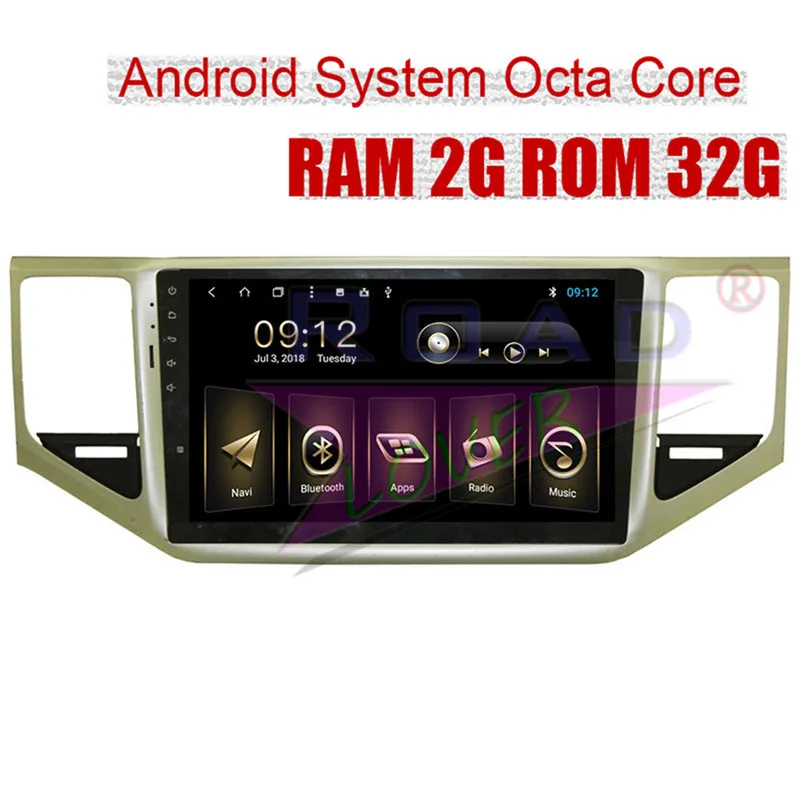 Excellent Roadlover Android 8.1Car Multimedia Player Autoradio For VW Sportsvan 2016 Stereo GPS Navigation Magnitol Double Din MP3 NO DVD 8