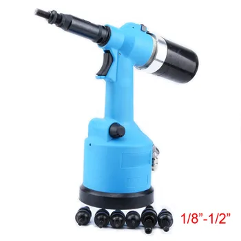 Cheap Fully Automatic Rivet Nut Pneumatic Riveter Pneumatic Hydraulic Pull Cap Gun Automatic Rivet Nut Pneumatic Tool 1/8