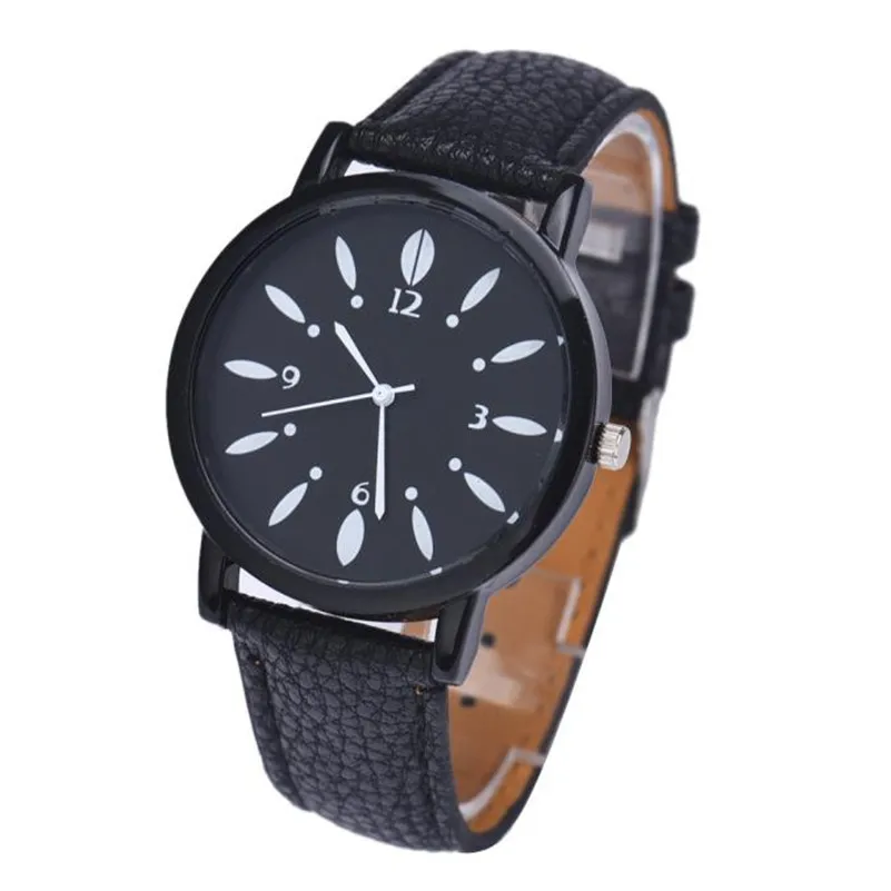 NEW Fashion women's watches casual watches Hook Buckle Leather Band Analog Alloy Quartz Wrist Watch clock montre femme M18 (13)
