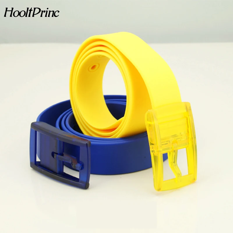 

Silica Gel Belt Plastic Belt Candy Type Fashion Men And Women Lovers General Belt Defence Allergy Environmental Protection Belt