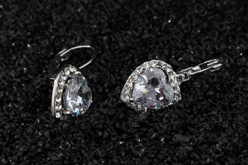 Женский комплект из колье и серёг серебра 925 пробы|necklace earring|fine jewelryearrings necklace |