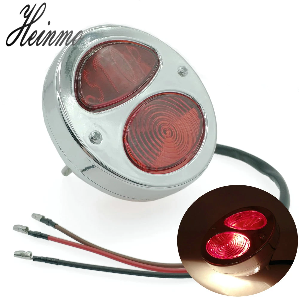 

Stop Style License Plate Light Universal Motorcycle Rear Brake Stop Tail Light Lamp