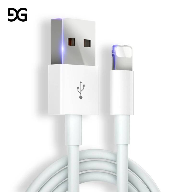 GUSGU USB Cable for iPhone 8 8 plus Charging Cable Fast Charger Data Cable for iPhone 7 6s 5s iPad Mobile Phone Cables