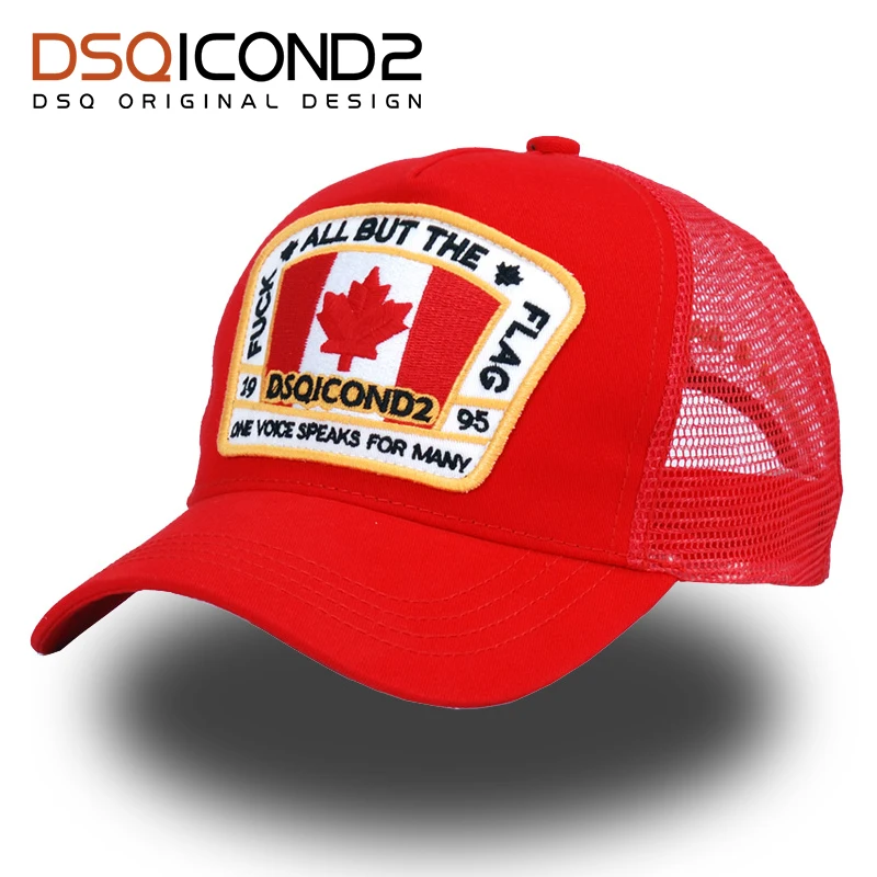 DSQICOND2 Snapback البيسبول قبعات للرجال النساء Casquette أوم العظام Masculino DSQ البيسبول Gorras Planas الهيب هوب الصيف الخريف قبعة