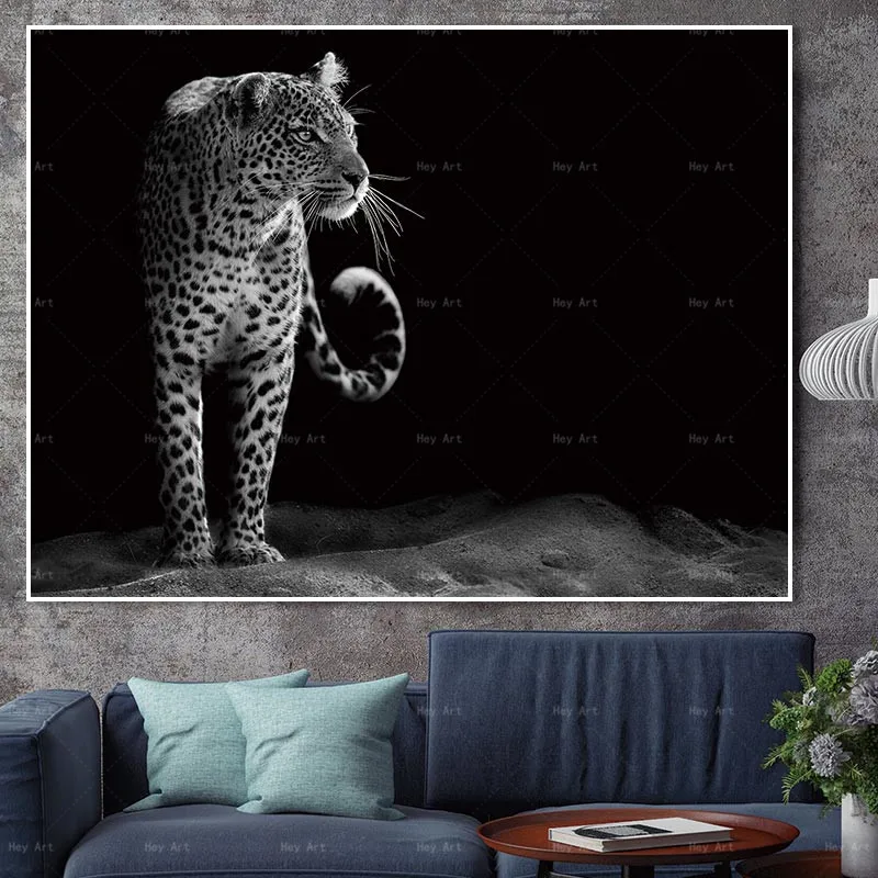 Black White Wall art Posters and Prints Animals Canvas Painting Frameless painting Giclee Paintings for Living Room Black White Wall art Posters and Prints Animals Canvas Painting Frameless painting Giclee Paintings for Living Room