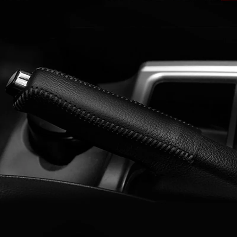 Vtear для hyundai Solaris рычаг переключения передач кожаные ручки ручного тормоза