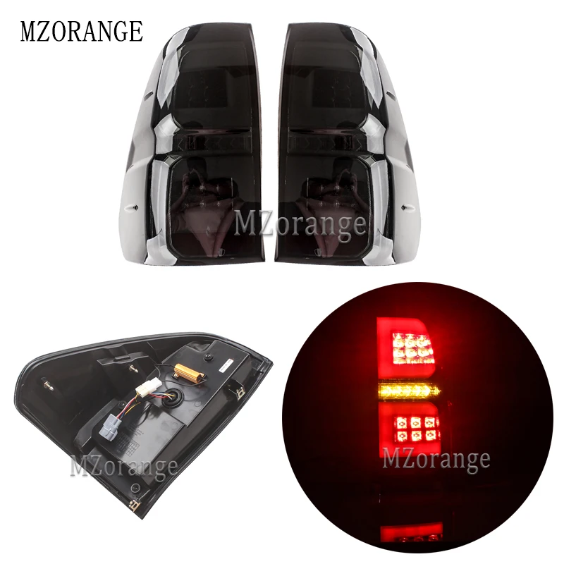 

MZORANGE 2015-2018 For HILUX REVO 2 pcs High Quality New Autoparts Modified LED Taillight New Style Rear Lights Brake Tail Lamp
