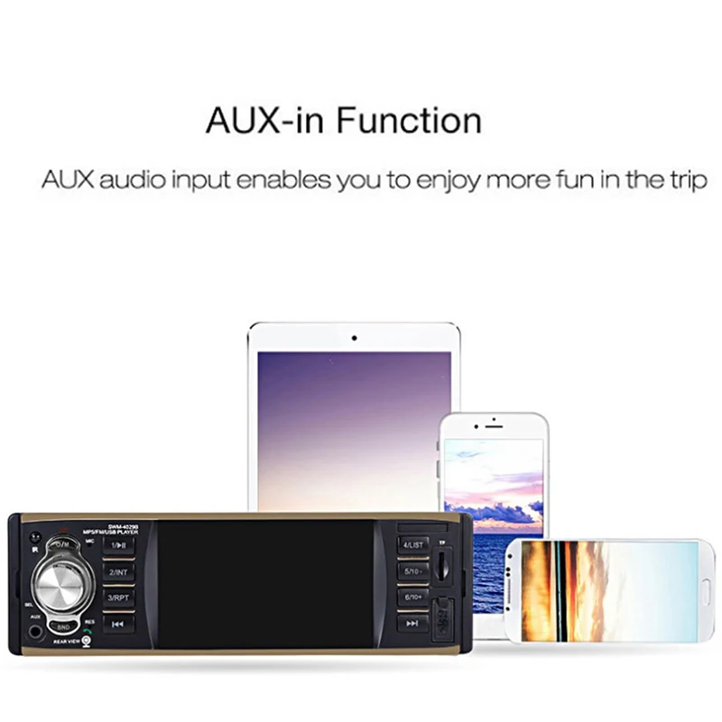 4.1 Inch Single Din Car Stereo MP5 Player With Bluetooth FM Radio Car Audio 4.1 Inch Single Din Car Stereo MP5 Player With Bluetooth FM Radio Car Audio