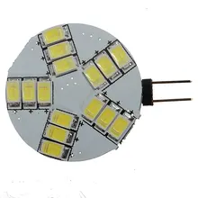 4 X G4 15SMD 5630 LED 12 V Spot Light Bulb 330-360LM Branco Frio