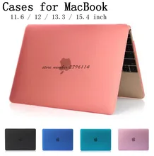 New Crystal/Matte Protector case cover for Apple Macbook Air Pro Retina 11 12 13 15 inch laptop Cases For Mac book bag