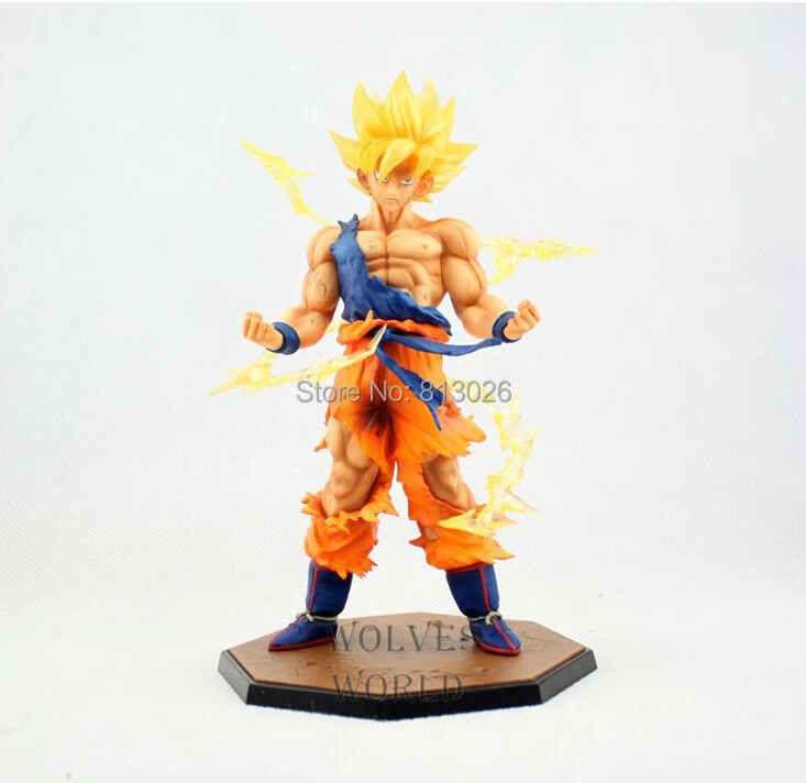 17 см Драконий жемчуг Z Super Saiyan Goku Son Фигурка Гоку в действии ПВХ Коллекционные