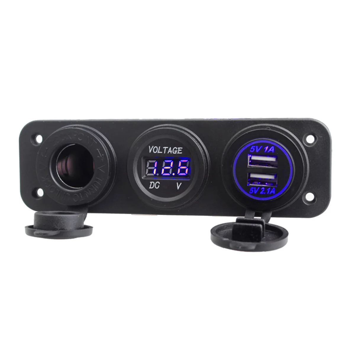 SOONHUA 3in1 Dual-USB Car Charger Base Kit 5V/3.1A LED Adapter Mini Chargers Modified Digital Diaplay Cigar Lighter SOONHUA 3in1 Dual-USB Car Charger Base Kit 5V/3.1A LED Adapter Mini Chargers Modified Digital Diaplay Cigar Lighter