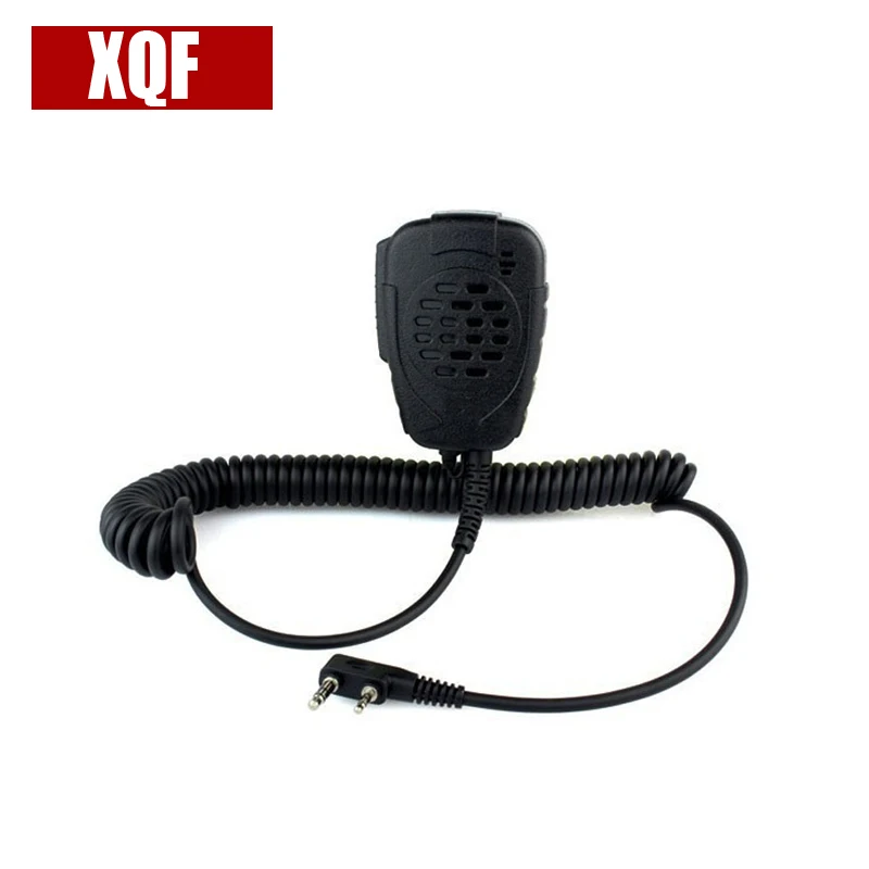 XQF мини Динамик MIC Водонепроницаемый ручной микрофон для Kenwood TK3107 3207 Baofeng UV-5R Двухканальные рации