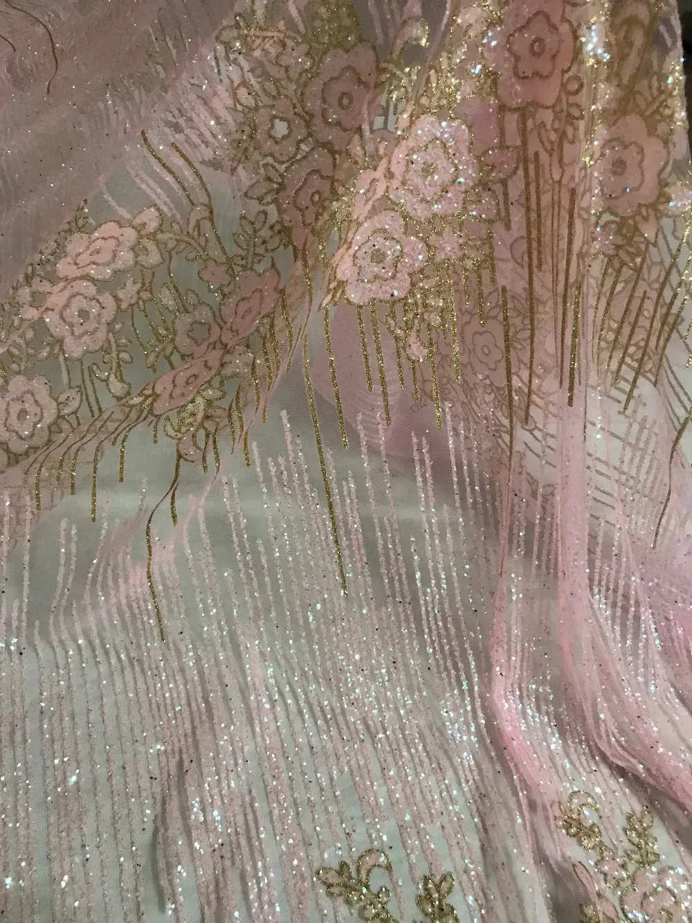 

Free Shipping CiCi-61005 French net Lace For Wedding Latest glitter Embroidery Net Lace Fabric