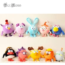 Hot Sale 25-30cm Russian Smeshariki Cartoon Dolls Stuffed Animals Plush Toys Kikoriki Toy for children Kids Gifts 10 styles 072
