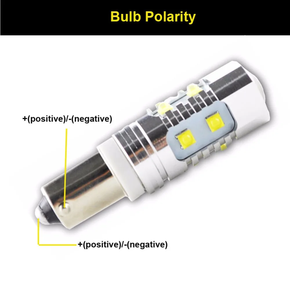 1 шт х 50 Вт 10SMD Авто BA9S T4W Клин BAY9S H21W Canbus CRE'E XBD чип Bax9s H6W светодиодный интерьерная лампа AC12V 24V