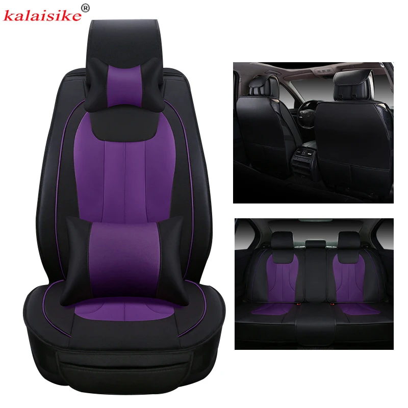 kalaisike leather Universal Car Seat Covers for Fiat all models punto