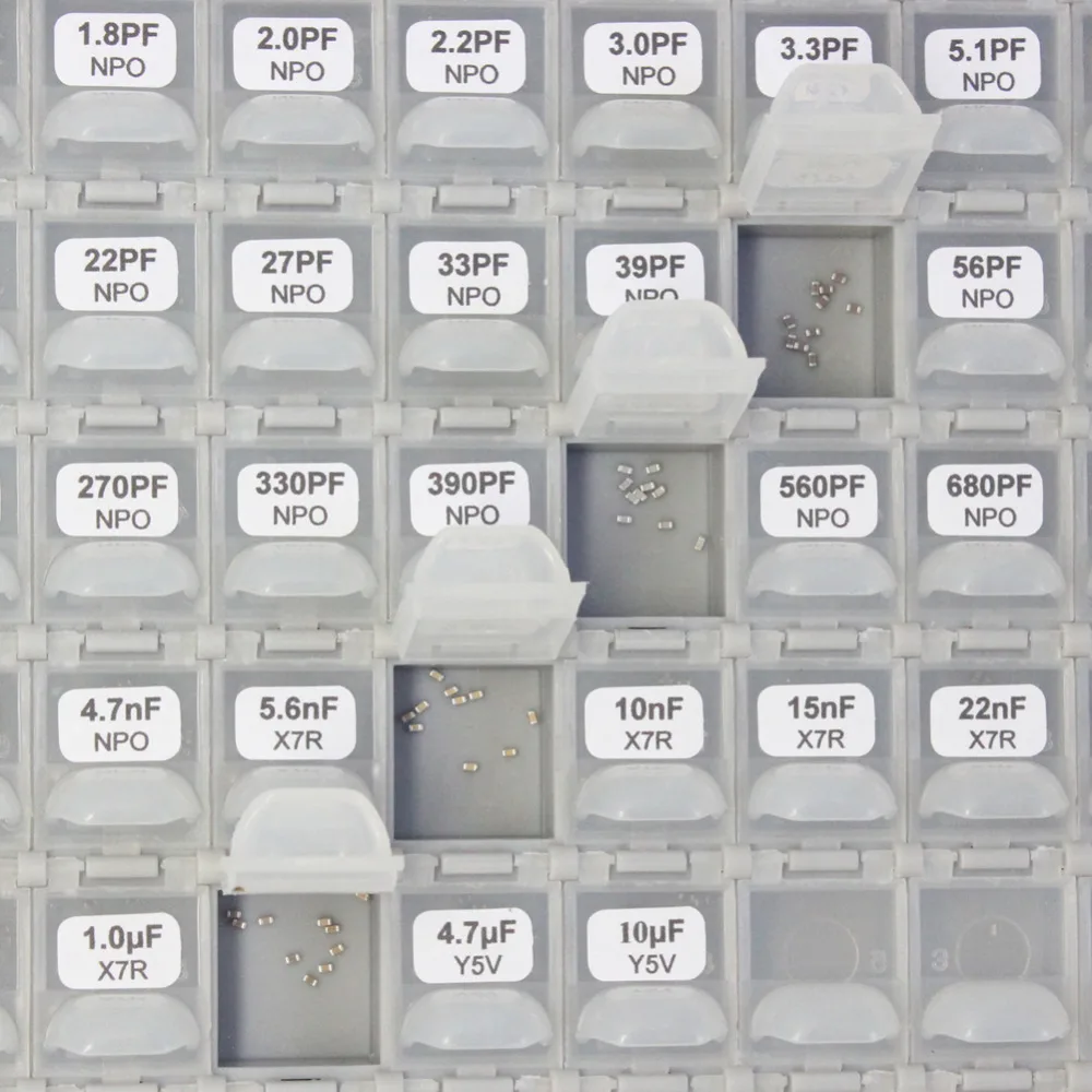 AideTek SMT/SMD 0603 набор для хранения в пластиковой коробке 50 В x 10 шт.|smd smt|smd smt boxsmt smd box |