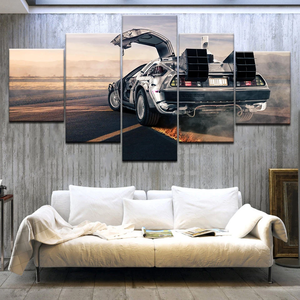 

Canvas Painting HD Print Modular Artwork Modern 5 Pieces Vintage Car Pictures Home Decorative Wall Art Unique Modular Poster