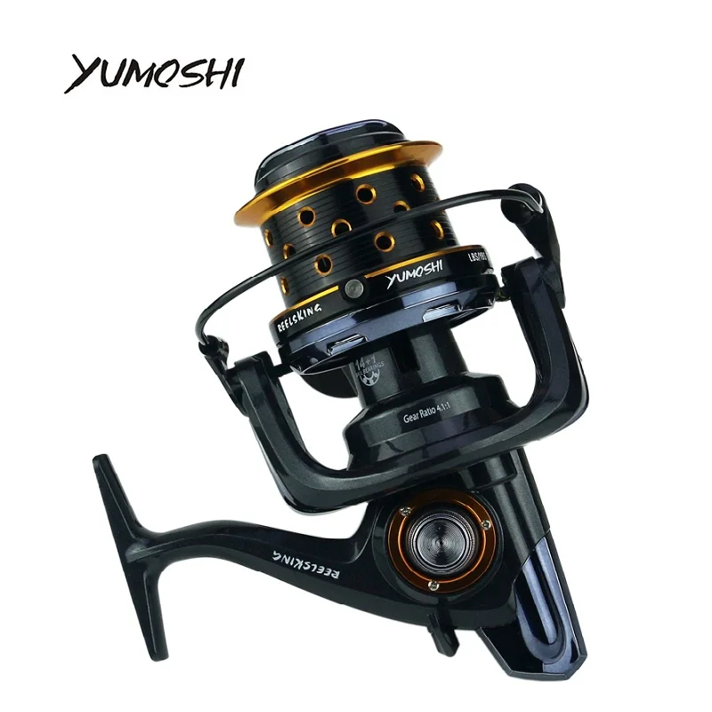 

YUMOSHI 10000 size metal spool Jigging trolling long shot casting for carp and salt water surf spinning big sea fishing reel