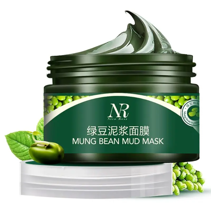 Moisturizing Cream Mung Bean Face Mask Whitening Skin Care Anti Acne