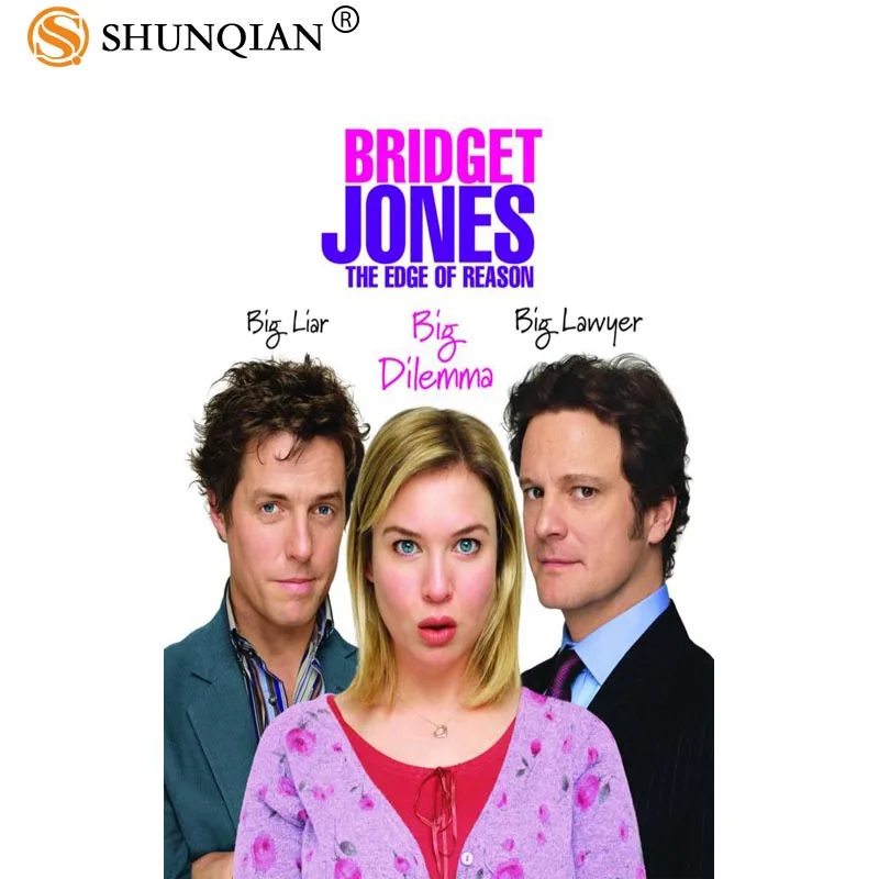Индивидуальный постер bridget jones украшение для дома модный настенный из шелковой