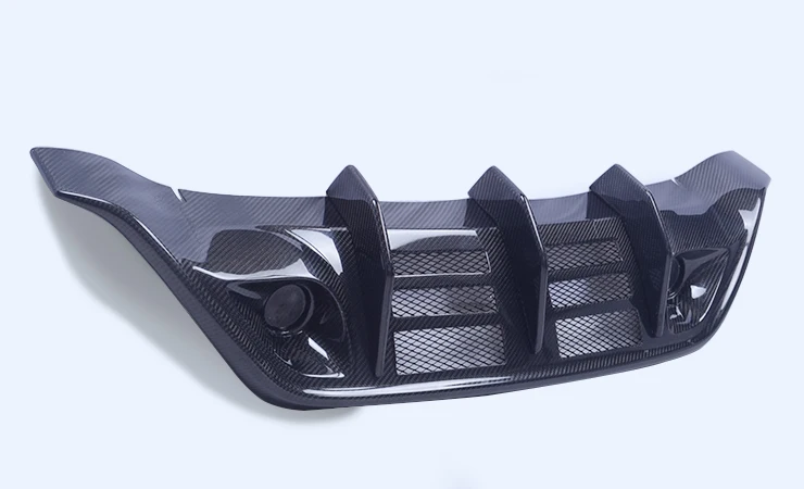 Подходит для Nissan GTR R35 Углеродного волокна задний диффузор БАМПЕР СЗАДИ губы задний спойлер