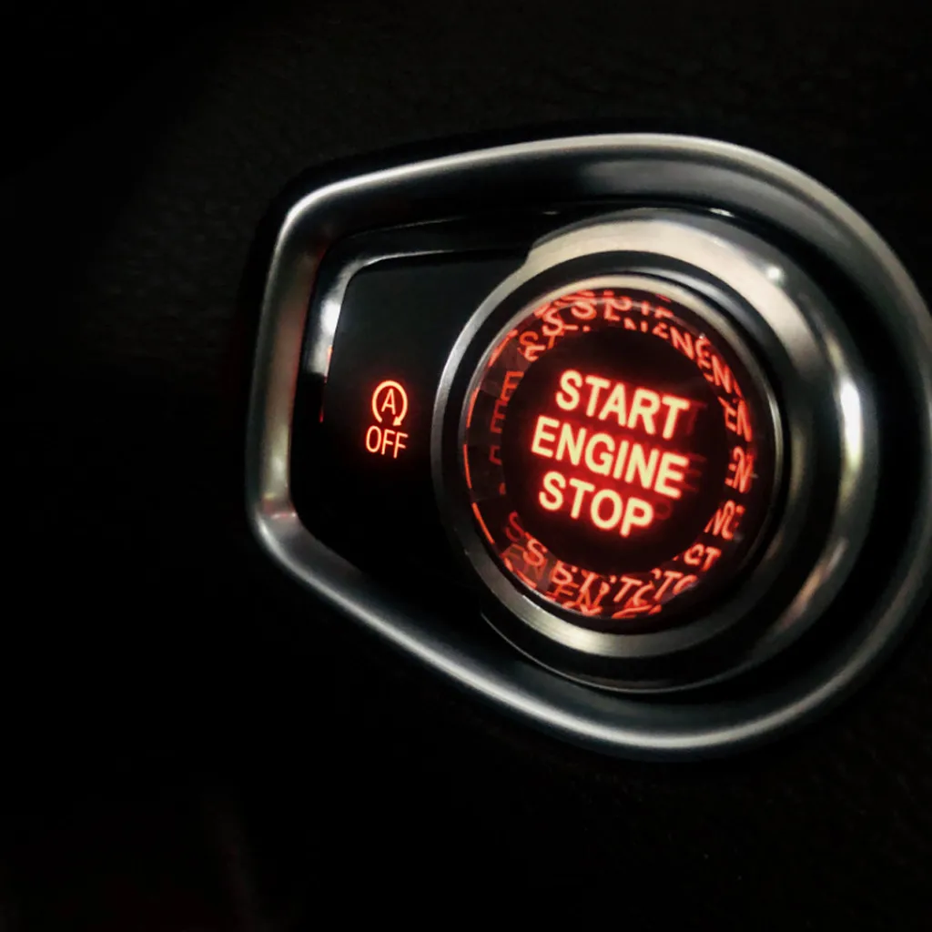 Start Stop стильная кнопка Зажигания для автомобиля кристалл декор для BMW Все серии Простая установка Прямая поставка