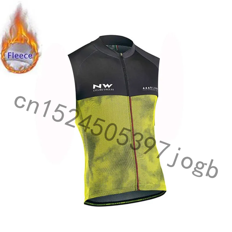 

NW Mens Cycling Jerseys Windproof Warm Cycling Vest Sleeveless Mtb Bike Bicycle Jacket Waistcoat Winter Cycling Jersey 2019