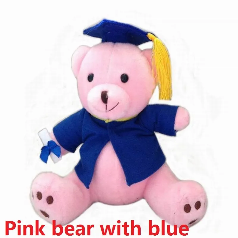 12cm 17cm plush sitting graduation bear 10
